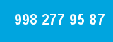 998 277 95 87 998 277 95 87